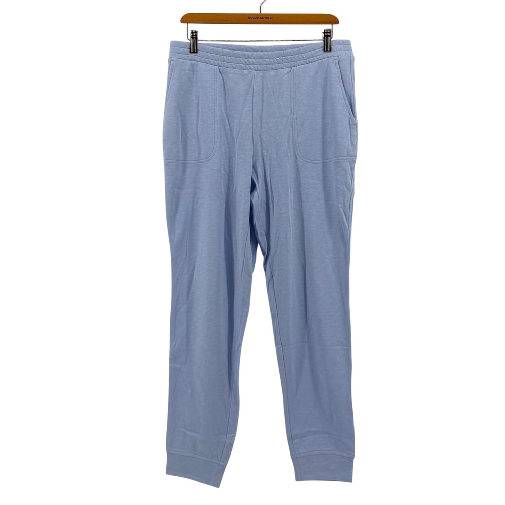 Haven Well Within 100% Cotton Joggers Women Blue Lounge Sweatpants M